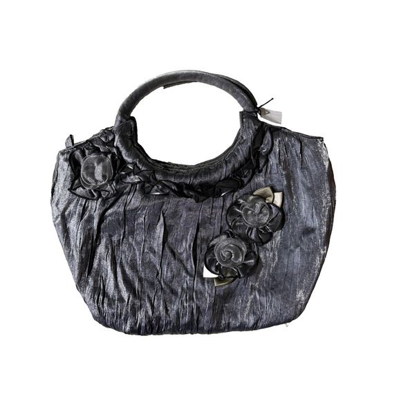 Laila Rowe Purse Womens One Size Floral Satin Evening Bag Handbag Tote Clutch - Picture 1 of 8